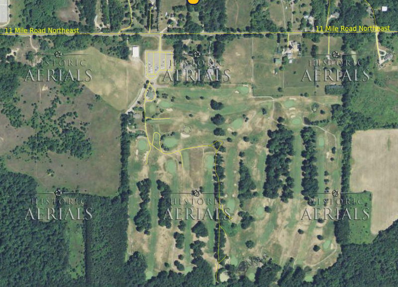 Braeside Golf Club - 2005 Map (newer photo)